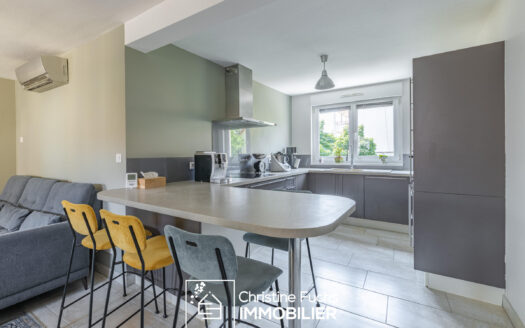 Niederhausbergen – Grand 3 pièces, terrasse, balcon, cave et garage