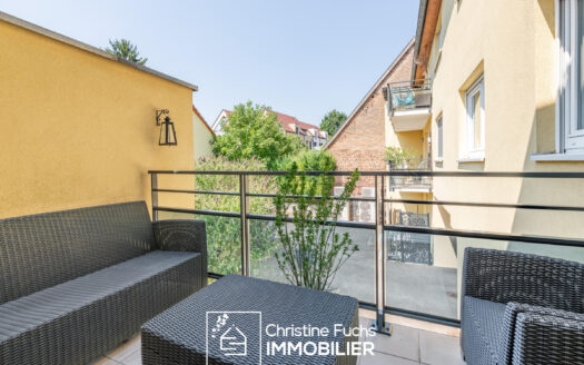 Niederhausbergen – Grand 3 pièces, terrasse, balcon, cave et garage
