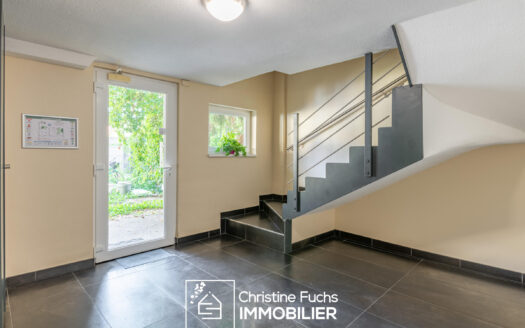 Niederhausbergen – Grand 3 pièces, terrasse, balcon, cave et garage